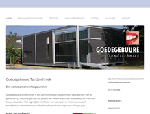 Tablet Screenshot of goedegebuure.nl
